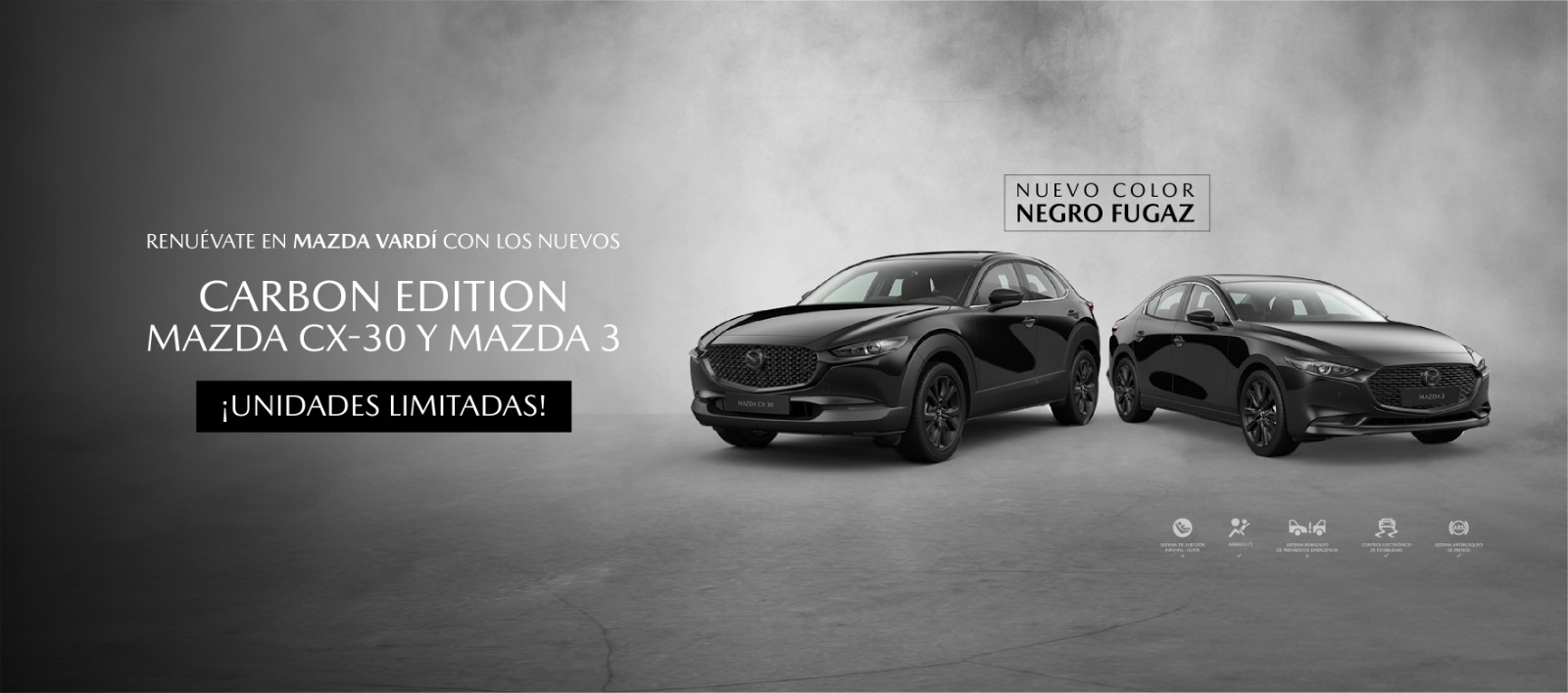 Carbon edition Mazda Cx-30 y Mazda 3